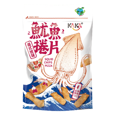 KAKA Squid Chips- Pizza 80G