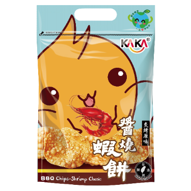 KAKA BBQ Chips- Shrimp Classic 80G