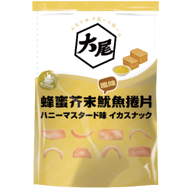 HUGE BBQ Squid Chips- Honey Mustard  30G 