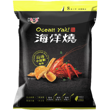 KAKA Ocean Yaki BBQ Chips-Garlic & pepper 40G