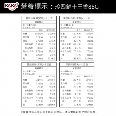 珍四鮮 88g 冠軍魚
