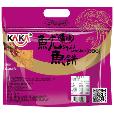 KAKA BBQ Chips- Squid Classic 120G