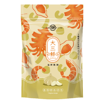 大三鮮海鮮脆餅(漁場經典原味) 81g