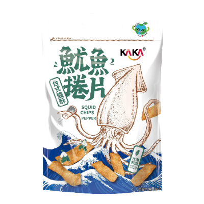 魷魚捲片 80g 台式鹽酥