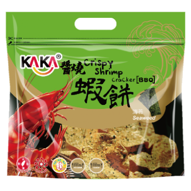 KAKA BBQ Chips- Shrimp Seaweed  120G
